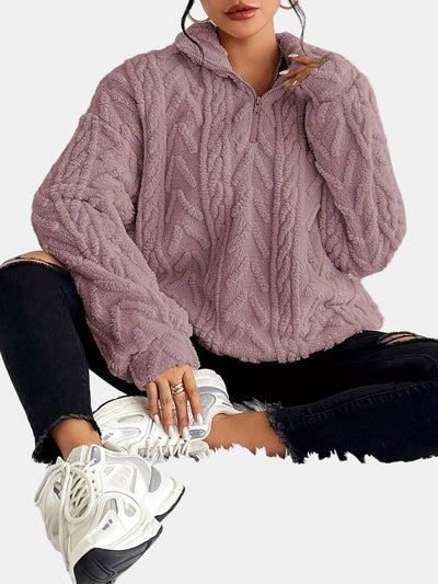 Marie | Quarter- Zip Sweater