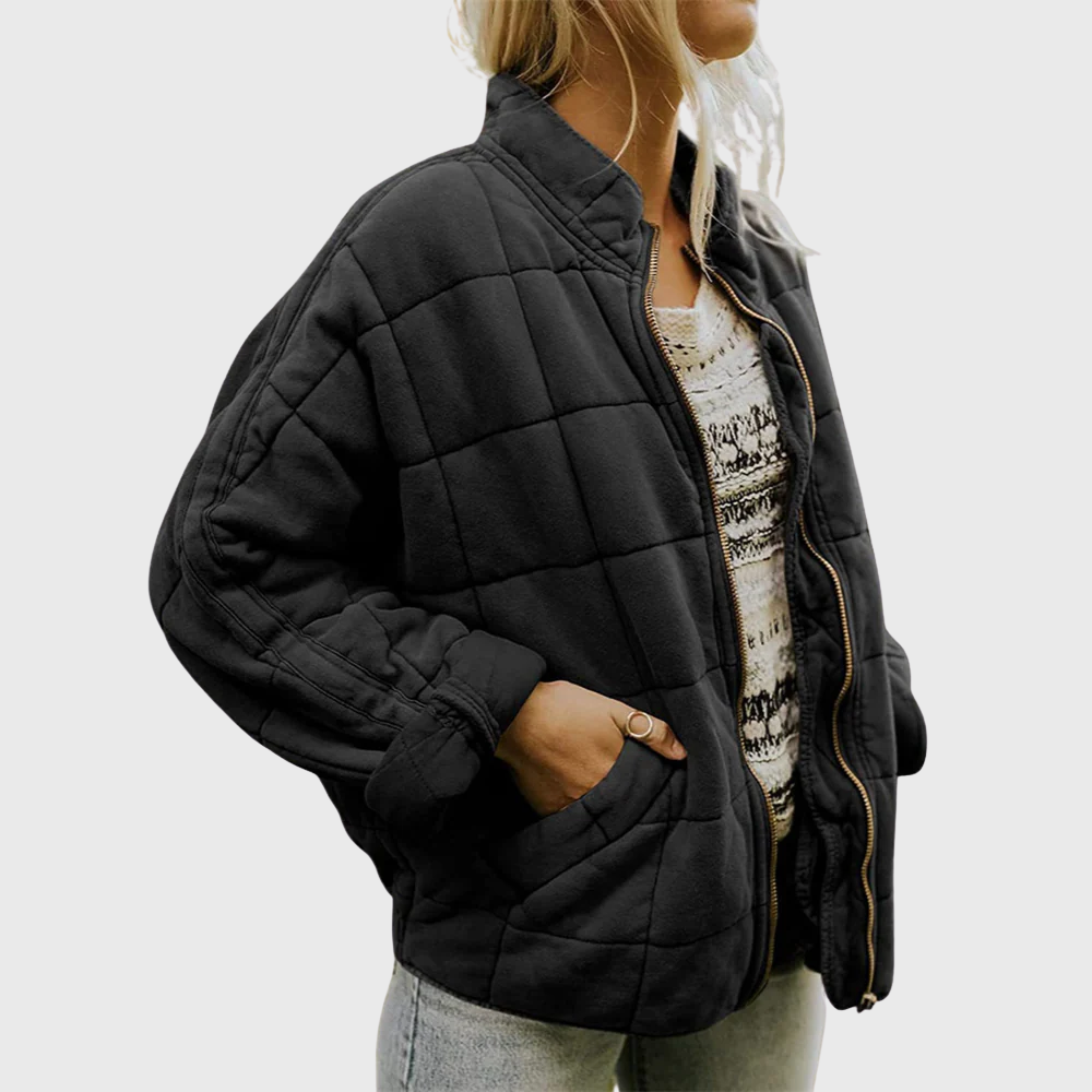 Ruth | Quilted Zip Jacket