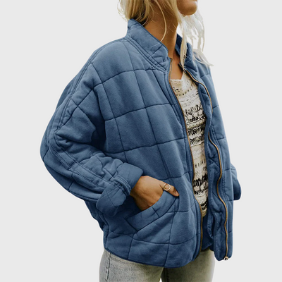 Ruth | Quilted Zip Jacket