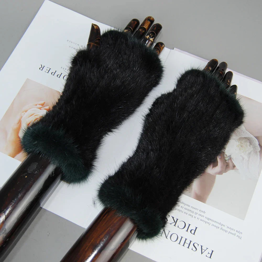 Liora™ | Mink Fur Gloves