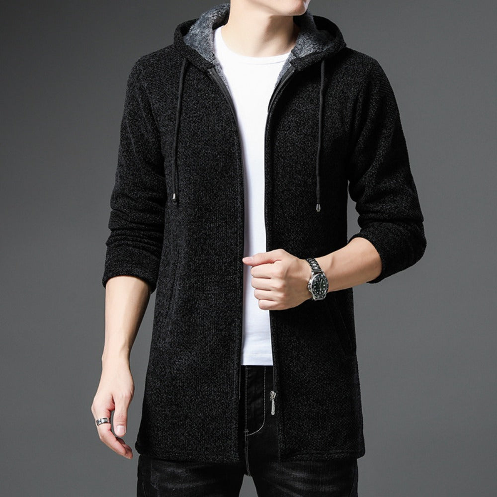 Gabriel | Long Hooded Cardigan