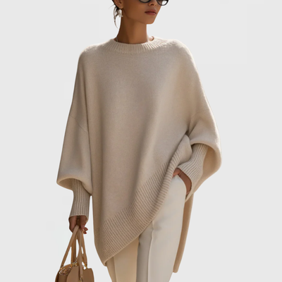 Livia I oversized poncho-sweater