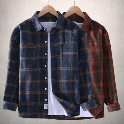 Dave | Vintage Plaid Men's Shirt