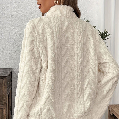 Isariel | Soft Half-Zip Sweatshirt with Warm Pockets